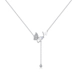 Collar colgante de plata de ley “Lightplay Butterfly” de FANCIME