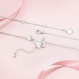 Collar colgante de plata de ley “Lightplay Butterfly” de FANCIME