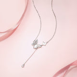 Collar colgante de plata de ley “Lightplay Butterfly” de FANCIME