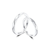 Anillos de pareja FANCIME "Todos los Ángulos" en plata de ley