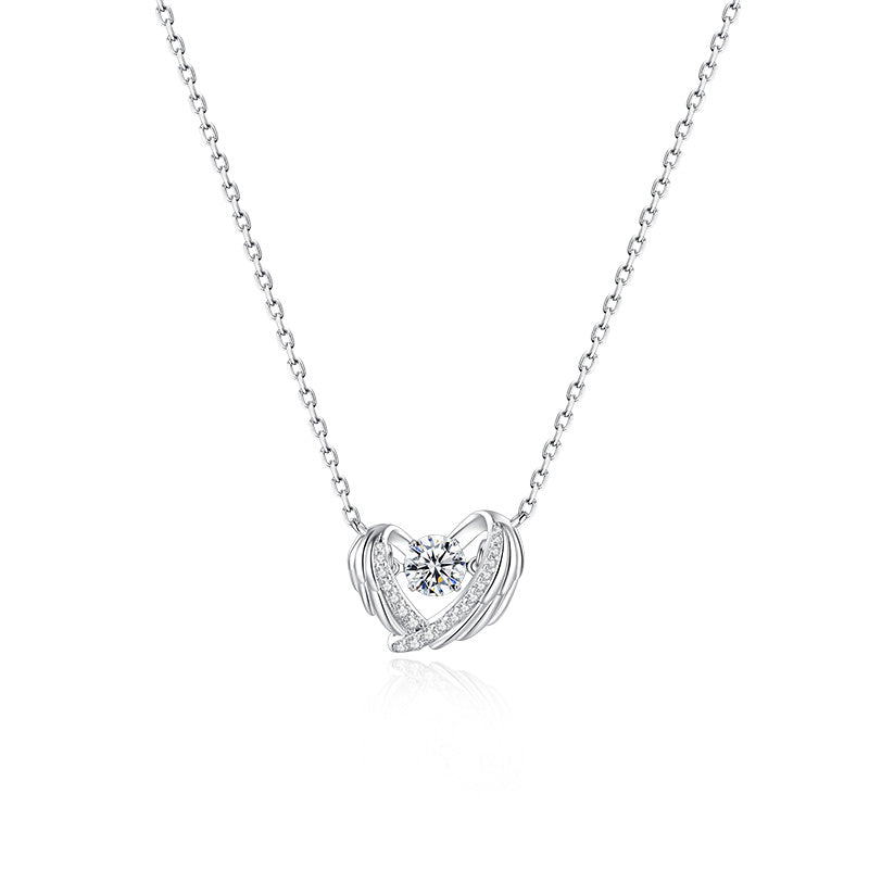 Collar de plata de ley FANCIME "Angelic Pulse"