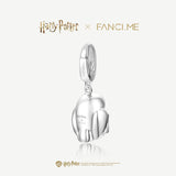 Harry Potter x FANCIME Amuleto de Plata de Ley Hedwig