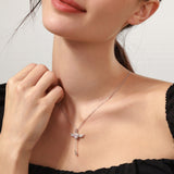 Collar de plata esterlina "Amor de ángel" FANCIME