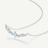 Collar con colgante FANCIME "Starlit Dream" Centelleante de plata esterlina