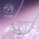 Collar con colgante FANCIME "Starlit Dream" Centelleante de plata esterlina