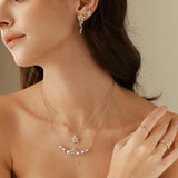Collar FANCIME "Ms Vega" Estrella Centelleante Alfa Lyrae de plata esterlina