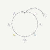 Pulsera FANCIME "Starlit Dream" Estrella Colorida de plata esterlina
