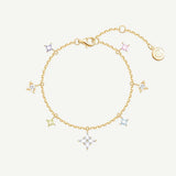 Pulsera FANCIME "Starlit Dream" Estrella Colorida de plata esterlina