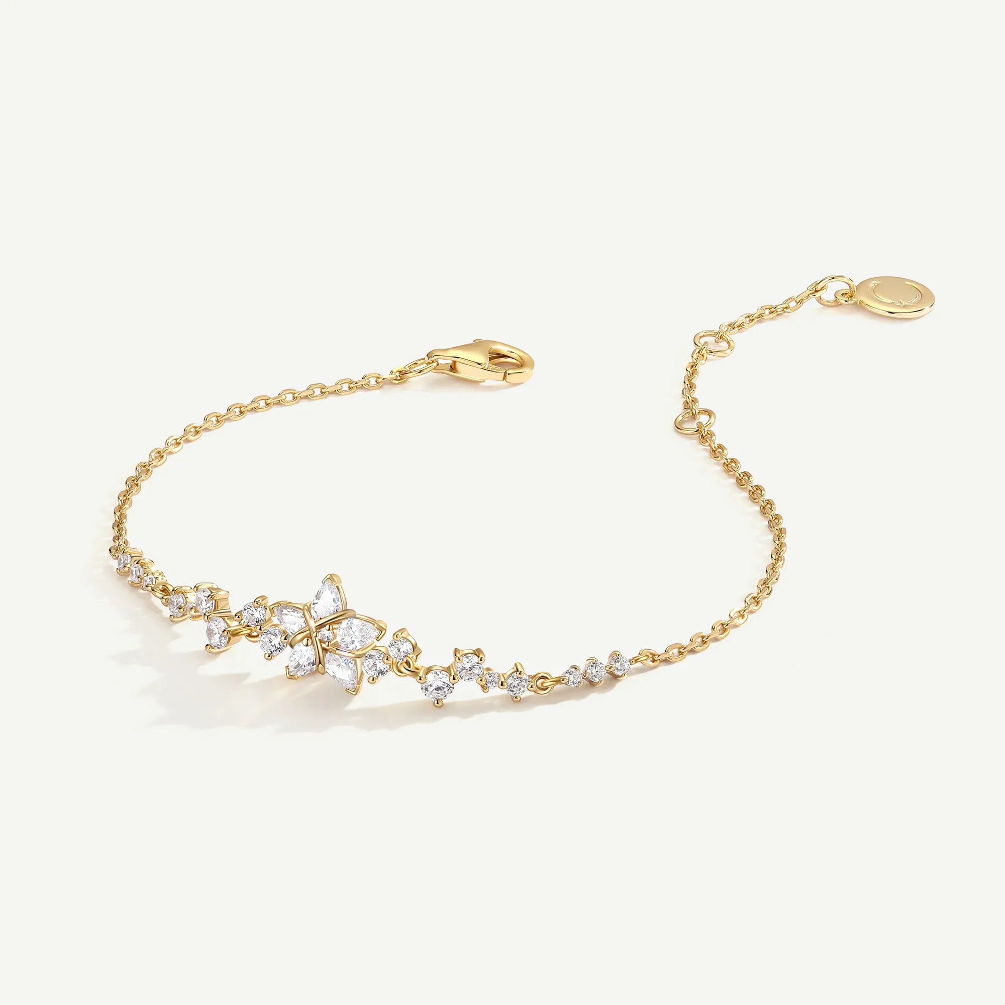 Pulsera FANCIME "Vega Serenade" Estrella Centelleante Alfa Lyrae de plata esterlina