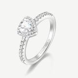 Trinity Essential Silver Ring in White CZ