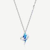 Harry Potter x FANCIME Collar de Plata con Marca Patronus Diseño que Brilla en la Oscuridad