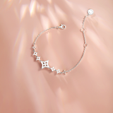 Pulsera de plata de ley "Starlit Melody"