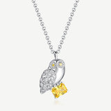 Harry Potter x FANCIME Collar de Plata de Ley Hedwig