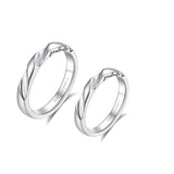 Anillos para parejas FANCIME “Love Magnetic” de plata esterlina