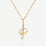 Harry Potter x FANCIME Collares con encanto de plata Varita de Hermione Granger