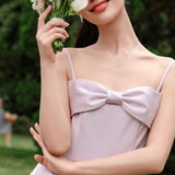 Collar de plata esterlina "Rosa floreciente"
