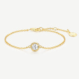 Pulsera delicada de plata Pequeño Placer