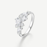 Anillo de plata "Susurro de glicinia"