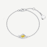 Harry Potter x FANCIME Pulsera de Plata de Ley Felix Felicis