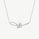 Collar de plata Vid de glicinia