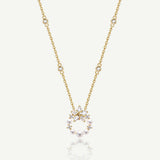 Collar FANCIME "Vega Aureole" Estrella Centelleante Alfa Lyrae de plata esterlina