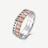 Anillo de plata de la casa Gryffindor Harry Potter x FANCIME
