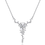 Collar FANCIME "Vega Serenade" Estrella Centelleante Alfa Lyrae de plata esterlina