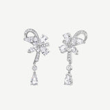 Pendientes de plata Vid de glicinia