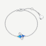 Harry Potter x FANCIME Pulsera de Plata con Marca Patronus Diseño que Brilla en la Oscuridad