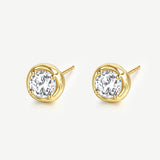 Pendientes delicados de plata Pequeño Placer