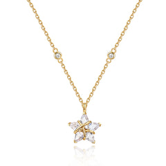 Collar FANCIME "Ms Vega" Estrella Centelleante Alfa Lyrae de plata esterlina