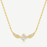 Harry Potter x FANCIME Collar de Plata de Ley con Snitch Dorada