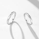 Anillos de pareja FANCIME "Todos los Ángulos" en plata de ley