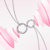 Collares para parejas de plata de ley FANCIME "Amor Magnético"