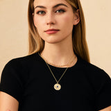 FANCIME "Lumen Star" Collar de plata de ley con zafiro, piedra de nacimiento de septiembre