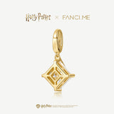 Harry Potter x FANCIME Amuleto de Plata de Ley con las Reliquias de la Muerte