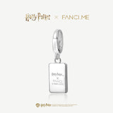 Harry Potter x FANCIME Amuleto de Plata de Ley con el Mapa del Merodeador