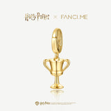 Harry Potter x FANCIME Amuleto de Plata de Ley con el Cáliz de Hufflepuff