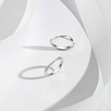 Anillos de pareja FANCIME "Conectados" en plata de ley