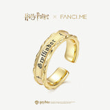 Harry Potter x FANCIME Anillo de Plata de Ley de la Casa Gryffindor