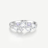 Anillo de plata "Susurro de glicinia"