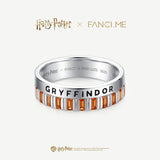 Anillo de plata de la casa Gryffindor Harry Potter x FANCIME
