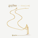 Harry Potter x FANCIME Collares con encanto de plata Varita de Ron Weasley