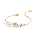 Pulsera FANCIME "Vega Whisper" Estrella Centelleante Alfa Lyrae de plata esterlina