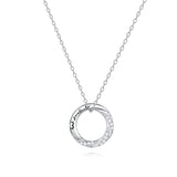 Collares para parejas de plata de ley FANCIME "Amor Magnético"