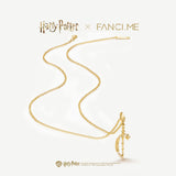 Harry Potter x FANCIME Collares con encanto de plata Varita Antigua de Dumbledore