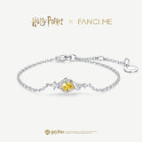 Harry Potter x FANCIME Pulsera de Plata de Ley Felix Felicis