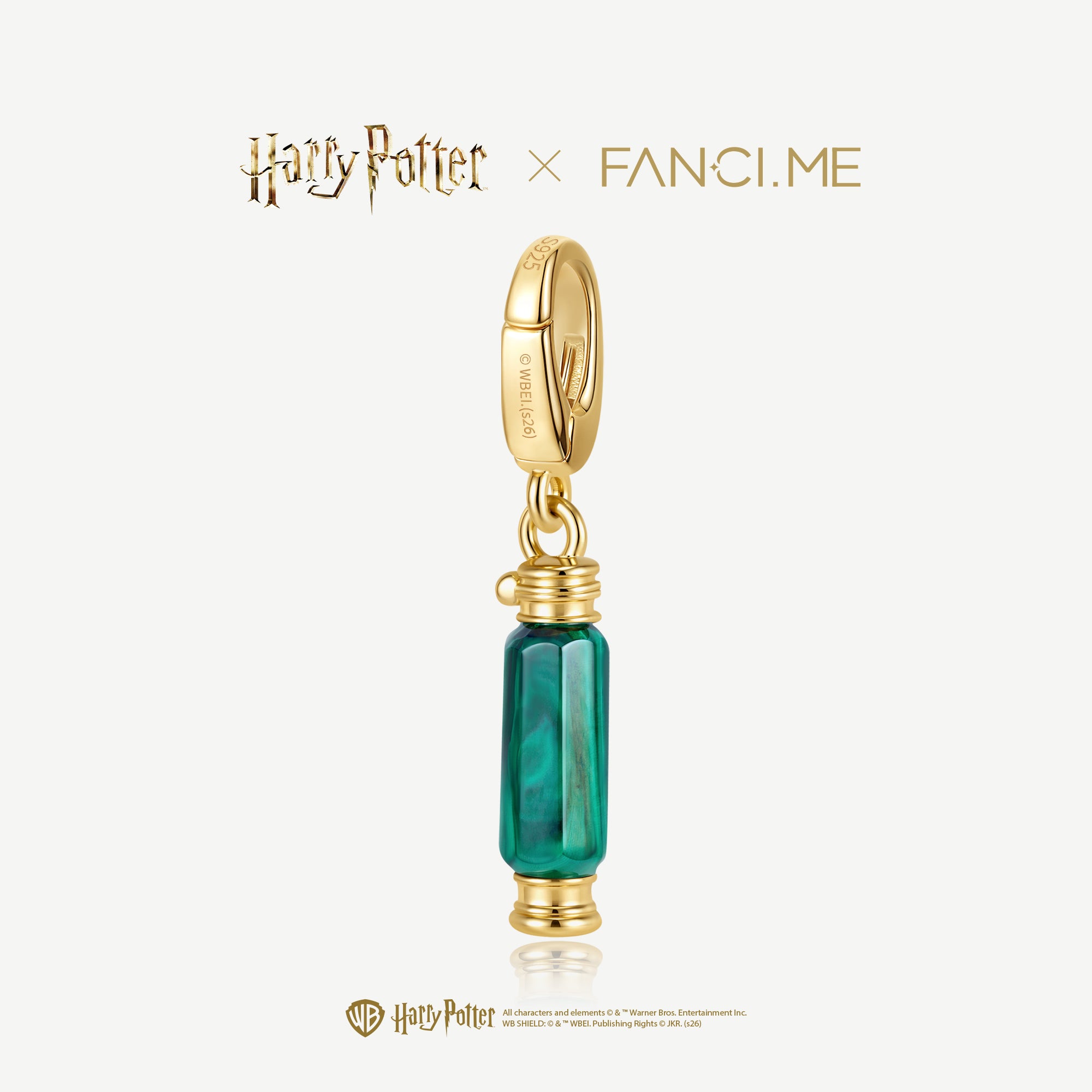 FANCIME × Harry Potter Encanto de plata Deluminador Diseño que brilla en la oscuridad