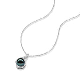 Collar de plata de ley con perla tahitiana FANCIME "Vahine Charming"