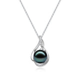 Collar de plata de ley con perla tahitiana FANCIME "Vahine Charming"